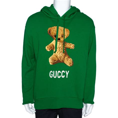 gucci teddy bear jumper replica|gucci hoodie authentication.